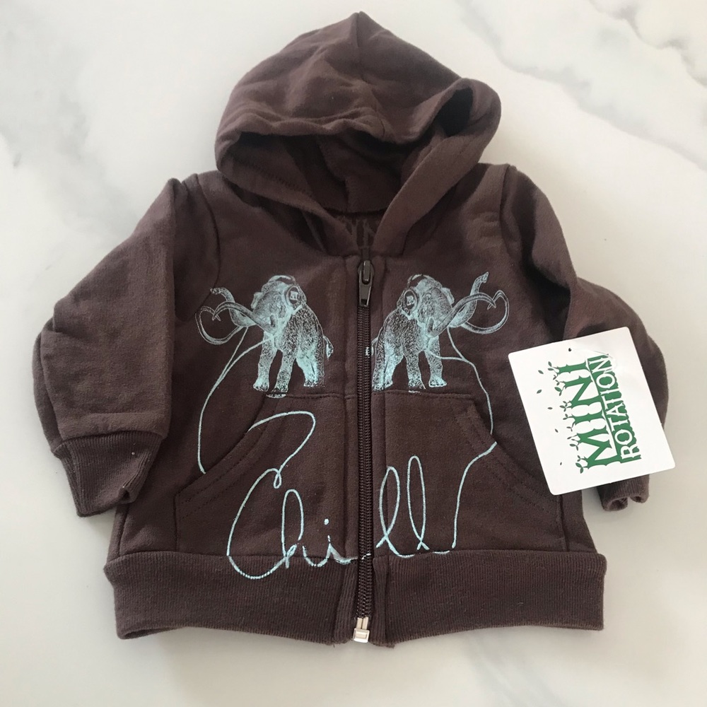 Mini Rotation Graphic Hoodie for Baby